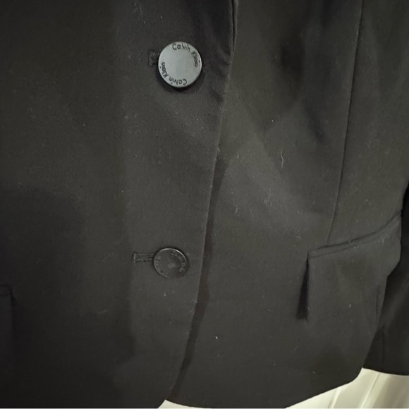 Calvin Klein Black‎ Classic 2-Button Blazer – Size 10 - Picture 2 of 8